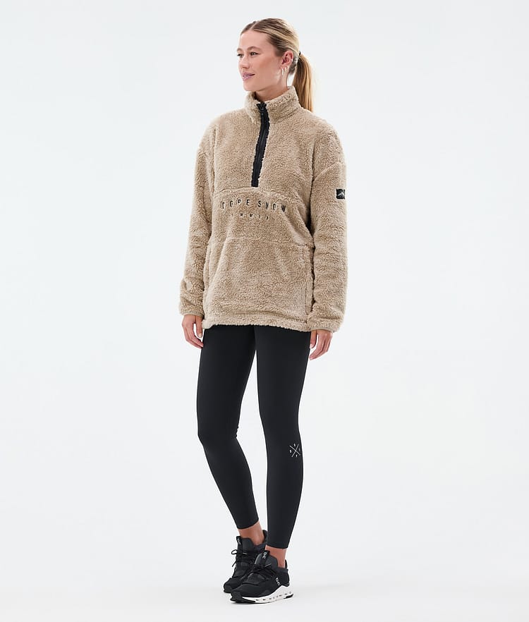 Dope Pile W Fleece Trui Dames Sand Renewed, Afbeelding 3 van 7