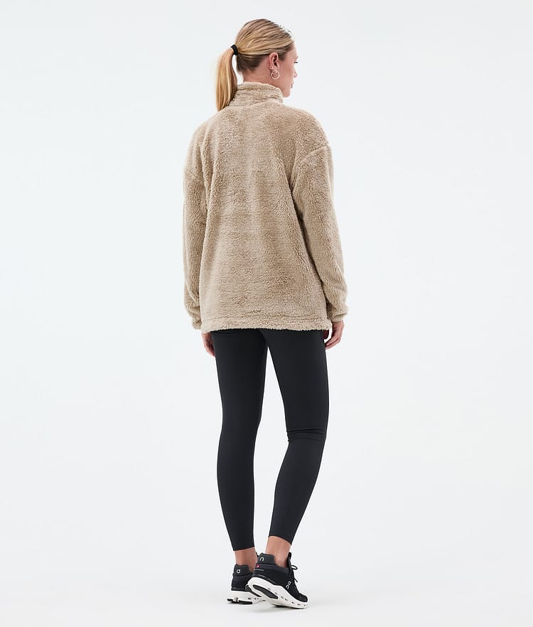 Dope Pile W Fleece Sweater Women Sand, Image 4 of 7