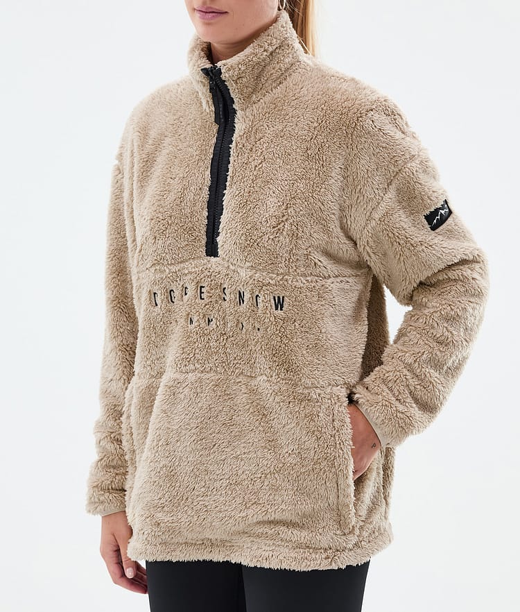 Dope Pile W Fleece Trui Dames Sand Renewed, Afbeelding 7 van 7