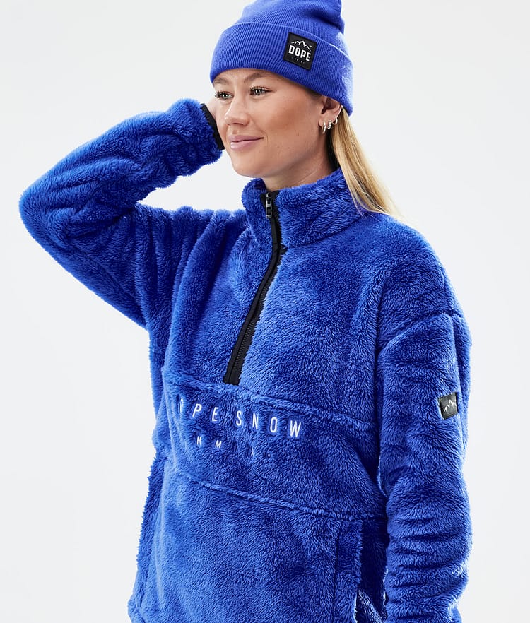 Dope Pile W Fleece Sweater Women Cobalt Blue