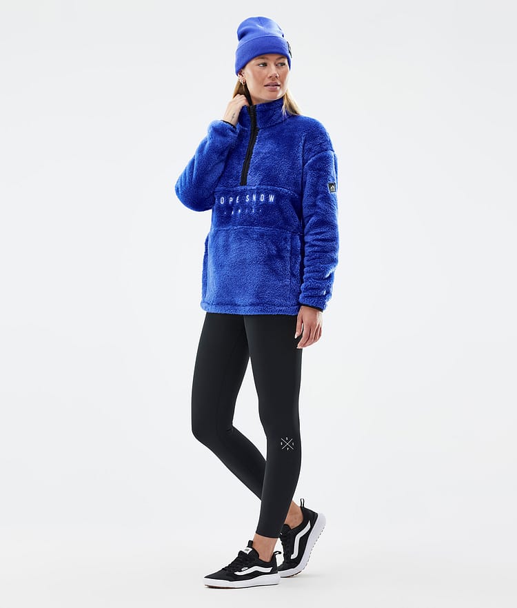 Dope Pile W Fleecepullover Damen Cobalt Blue