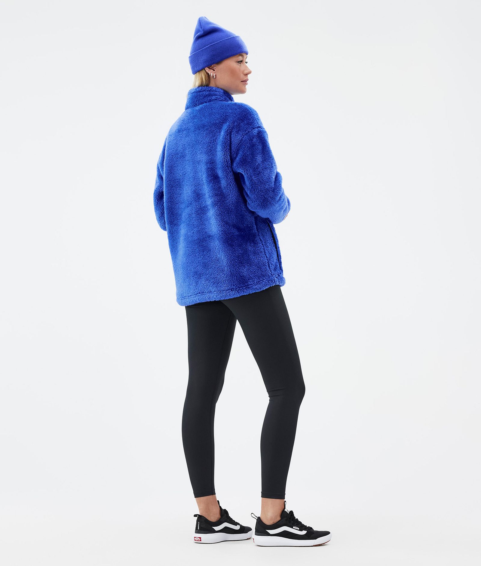 Dope Pile W Fleece Sweater Women Cobalt Blue