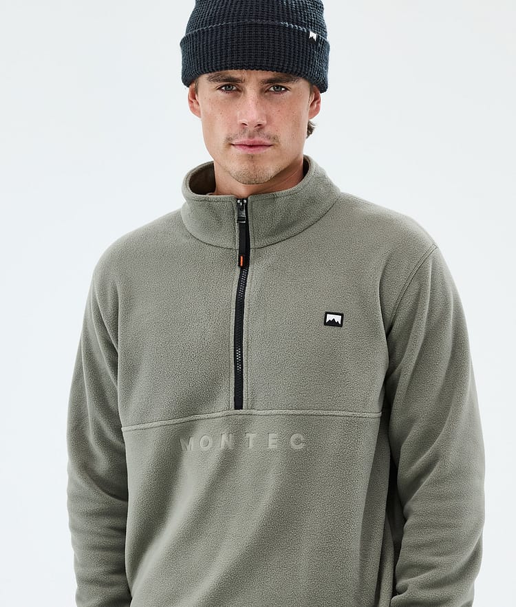 Montec Echo Fleece Sweater Men Greenish, Image 2 of 5