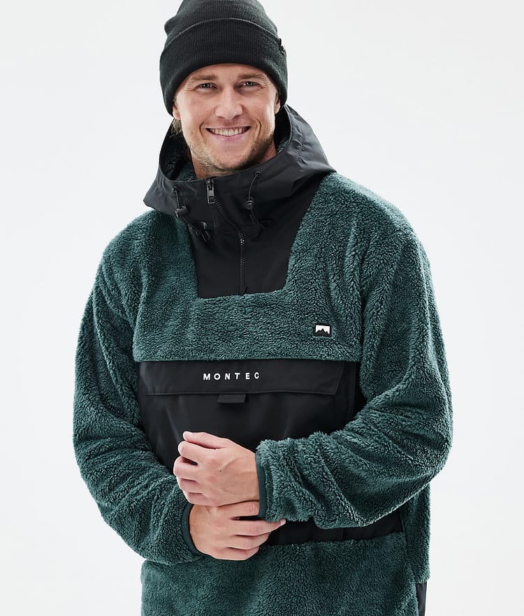 Montec Lima Fleece Hoodie Heren Dark Atlantic/Black, Afbeelding 2 van 8