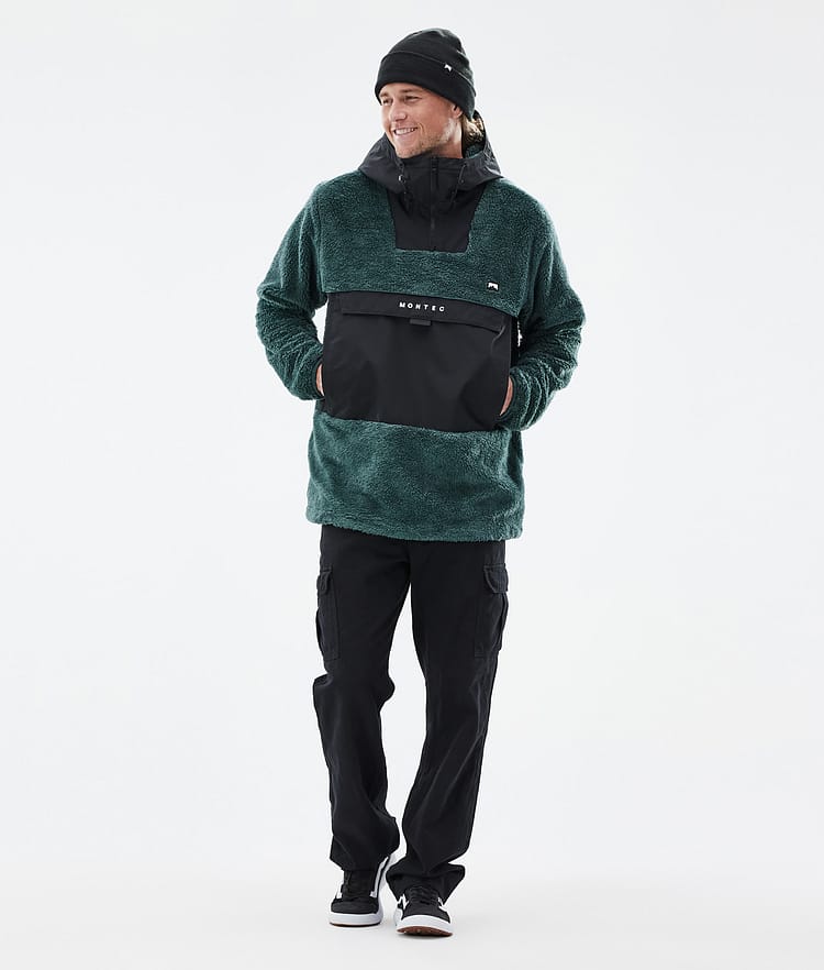 Montec Lima Fleece Hoodie Heren Dark Atlantic/Black, Afbeelding 3 van 8