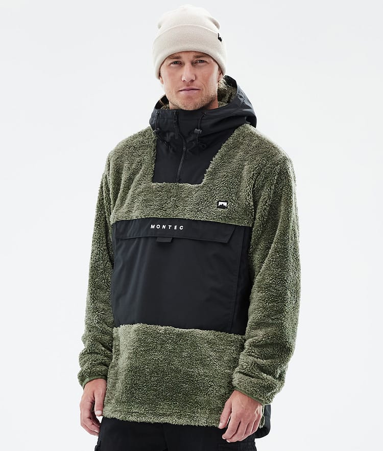 Montec Lima Fleece Hoodie Heren Greenish/Black, Afbeelding 1 van 8