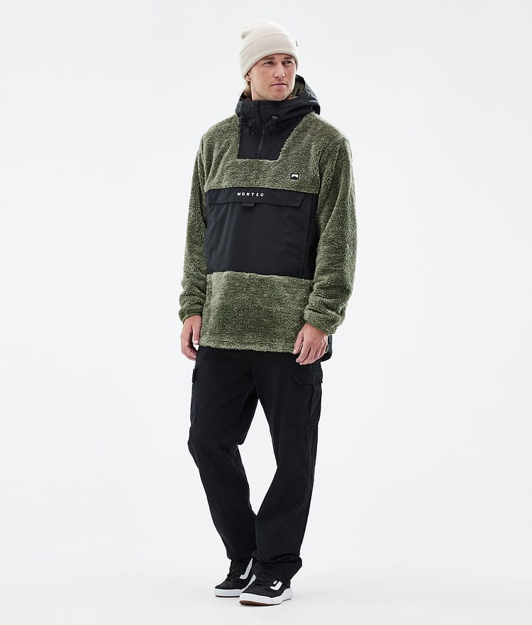 Montec Lima Fleece Hoodie Heren Greenish/Black, Afbeelding 3 van 8