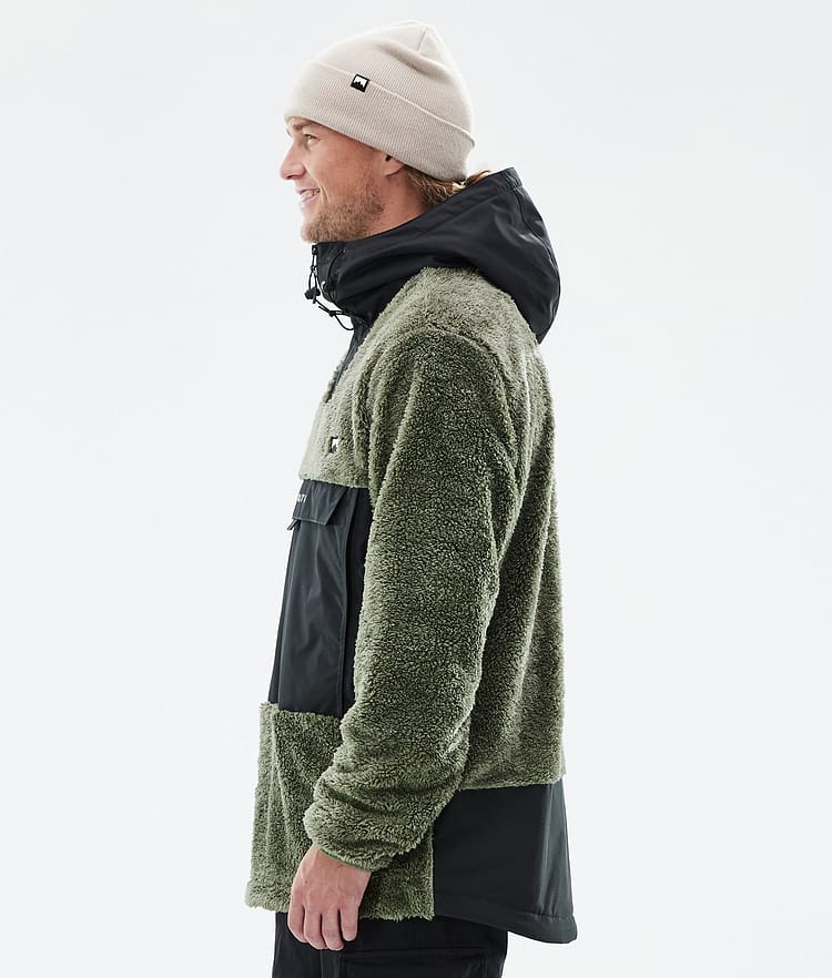 Montec Lima Fleece Hoodie Heren Greenish/Black, Afbeelding 5 van 8