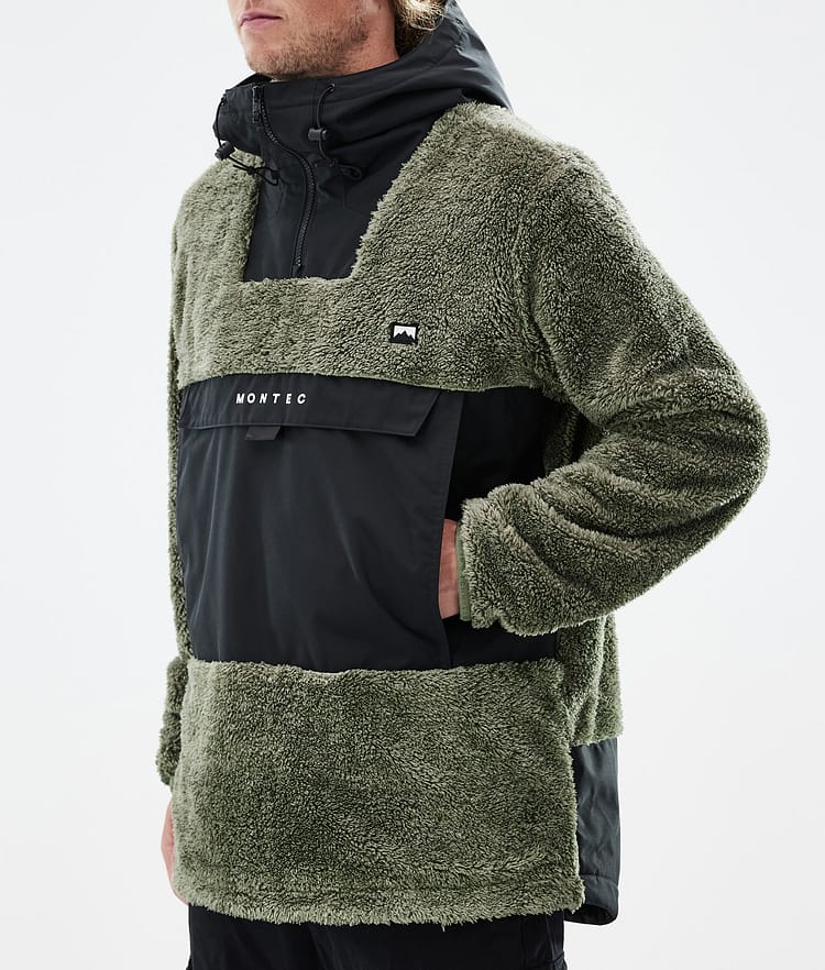 Montec Lima Fleece Hoodie Heren Greenish/Black, Afbeelding 7 van 8