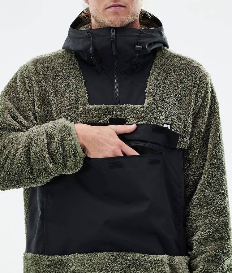 Montec Lima Fleece Hoodie Heren Greenish/Black, Afbeelding 8 van 8