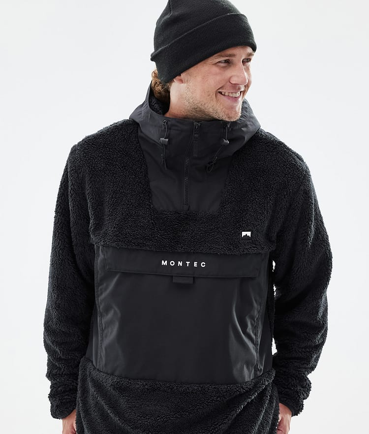Montec Lima Fleece Hoodie Heren Black/Black, Afbeelding 2 van 8