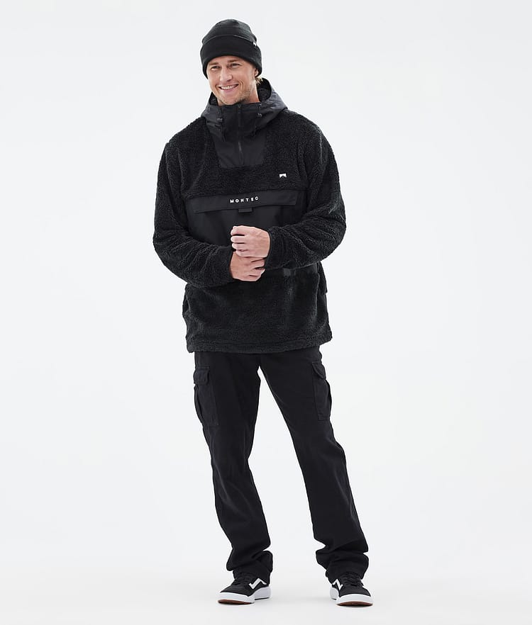 Montec Lima Fleece Hoodie Heren Black/Black, Afbeelding 3 van 8