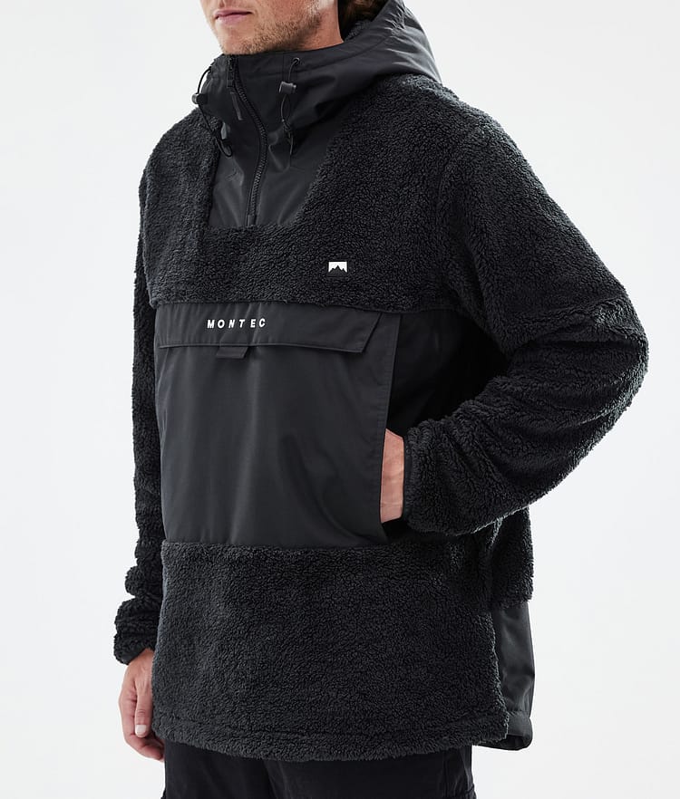Montec Lima Fleece Hoodie Heren Black/Black, Afbeelding 7 van 8
