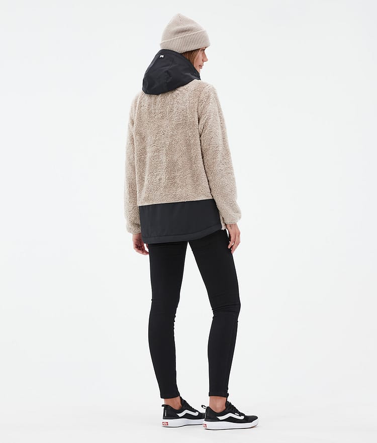 Montec Lima W Fleece Hoodie Dames Sand/Black, Afbeelding 4 van 8