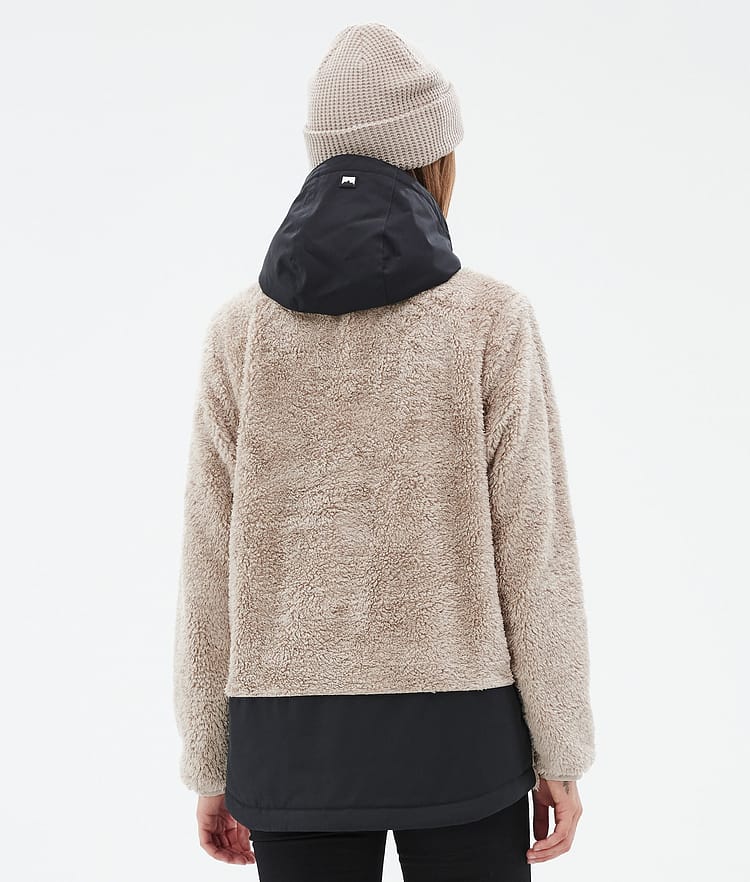 Montec Lima W Fleece Hoodie Dames Sand/Black, Afbeelding 6 van 8