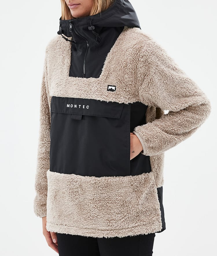 Montec Lima W Fleece Hoodie Dames Sand/Black, Afbeelding 7 van 8