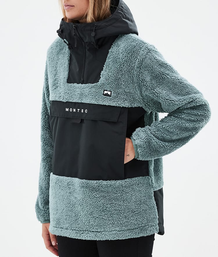 Montec Lima W Fleece Hoodie Dames Atlantic/Black, Afbeelding 7 van 8