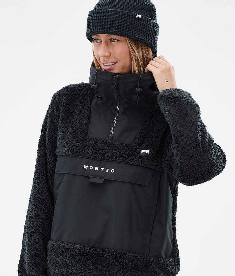 Montec Lima W Fleece Hoodie Women Black/Black, Image 2 of 8