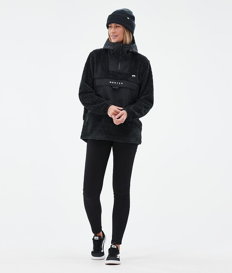 Montec Lima W Fleece Hoodie Women Black/Black, Image 3 of 8