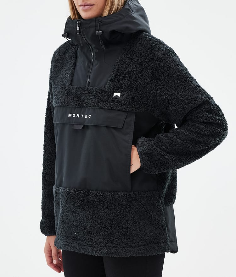 Montec Lima W Fleece Hoodie Women Black/Black, Image 7 of 8