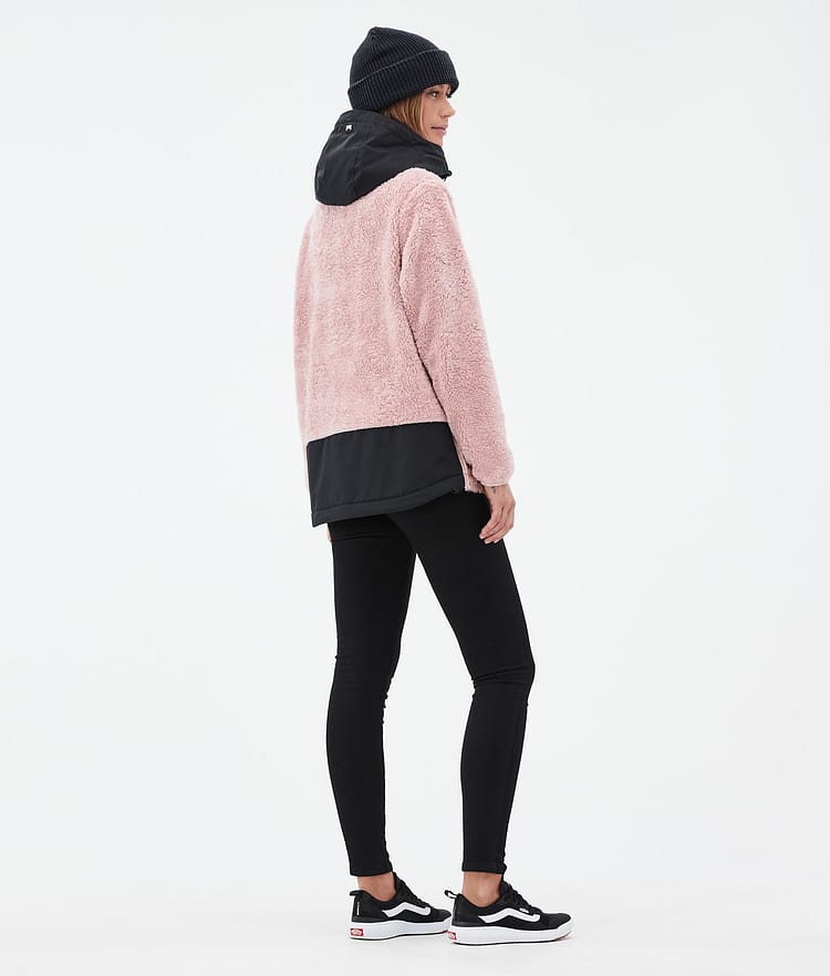 Montec Lima W Fleece Hoodie Dames Soft Pink/Black, Afbeelding 4 van 8