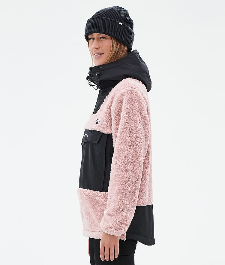 Montec Lima W Fleece Hoodie Dames Soft Pink/Black, Afbeelding 5 van 8