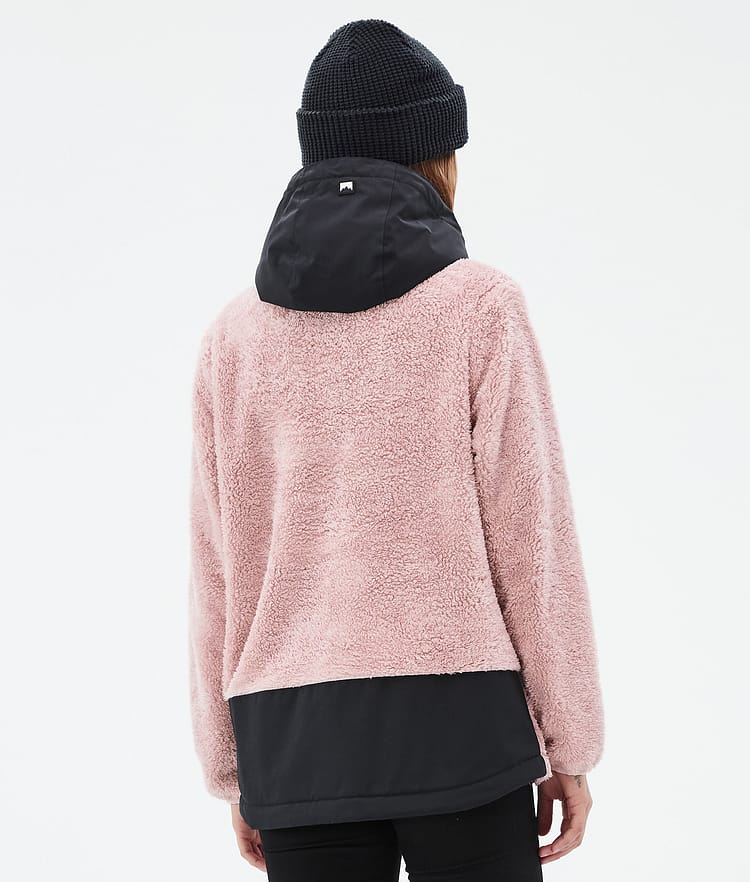 Montec Lima W Fleece Hoodie Dames Soft Pink/Black, Afbeelding 6 van 8