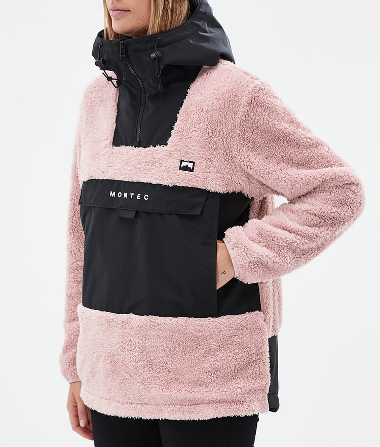 Montec Lima W Fleece Hoodie Dames Soft Pink/Black, Afbeelding 7 van 8