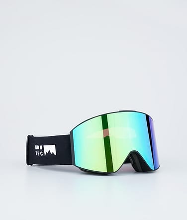 Montec Scope Gafas de esquí Black W/Black Tourmaline Green Mirror