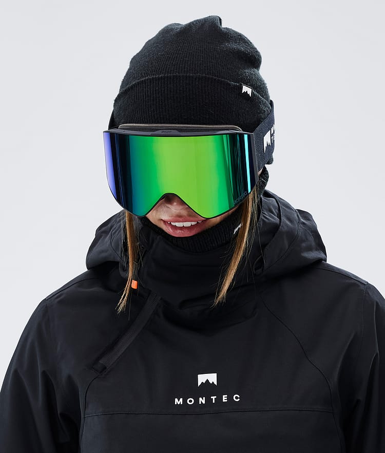 Montec Scope Gafas de esquí Black W/Black Tourmaline Green Mirror, Imagen 3 de 6