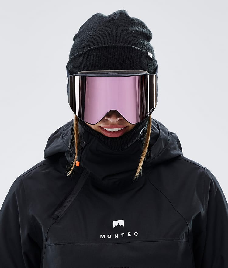 Montec Scope Masque de ski Black W/Black Rose Mirror