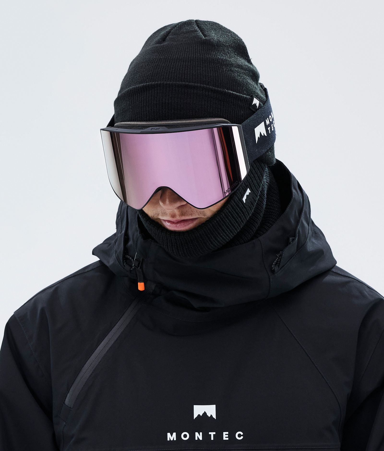 Montec Scope Gafas de esquí Black W/Black Rose Mirror