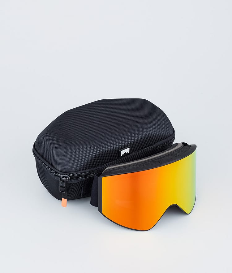 Montec Scope Gafas de esquí Black W/Black Ruby Red Mirror, Imagen 4 de 6