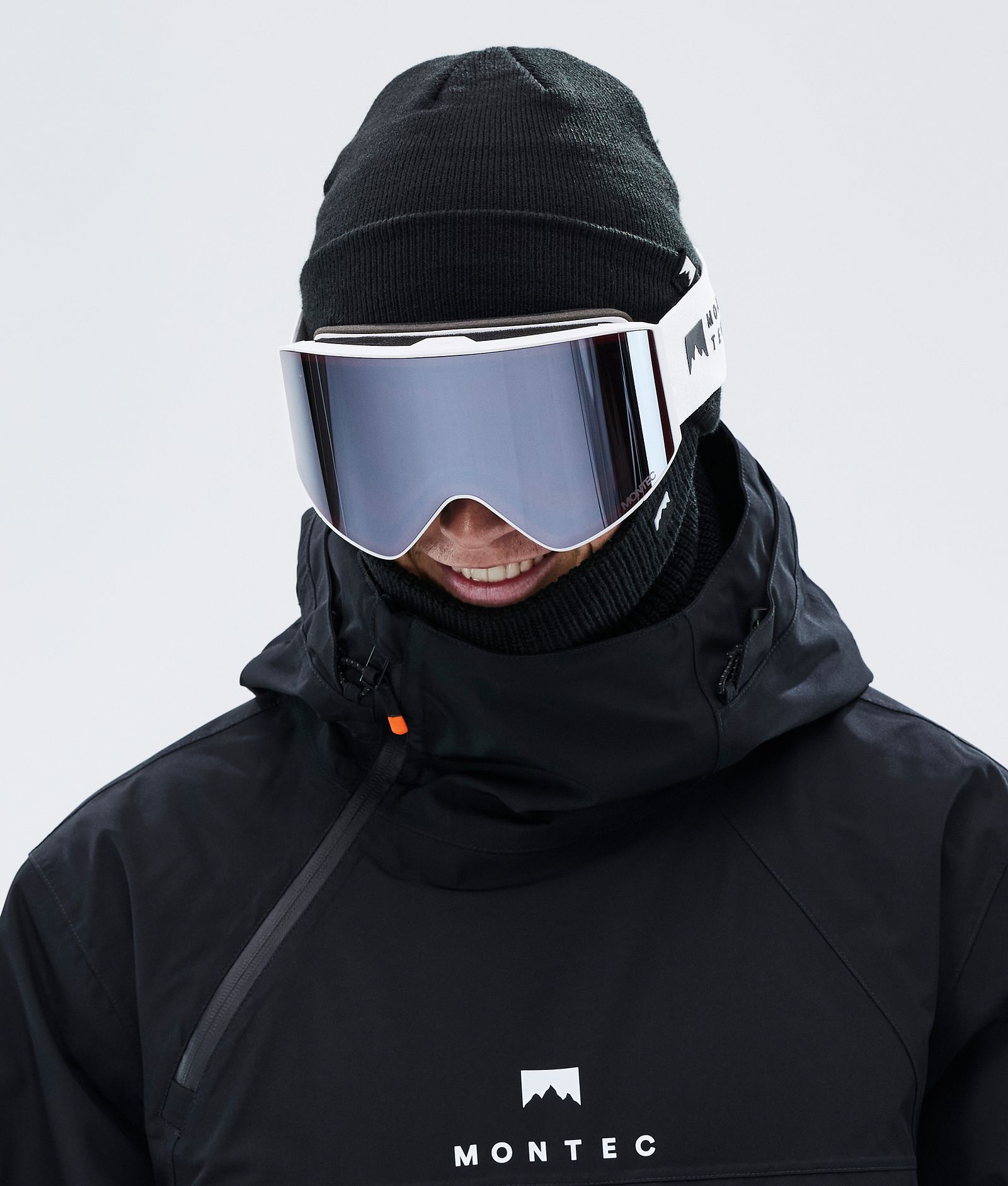 Montec Scope Gafas de esquí White W/White Black Mirror