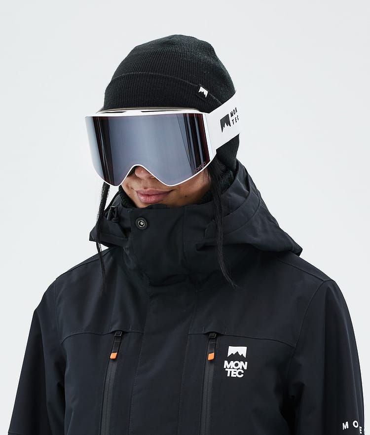 Montec Scope Masque de ski White W/White Black Mirror, Image 3 sur 6