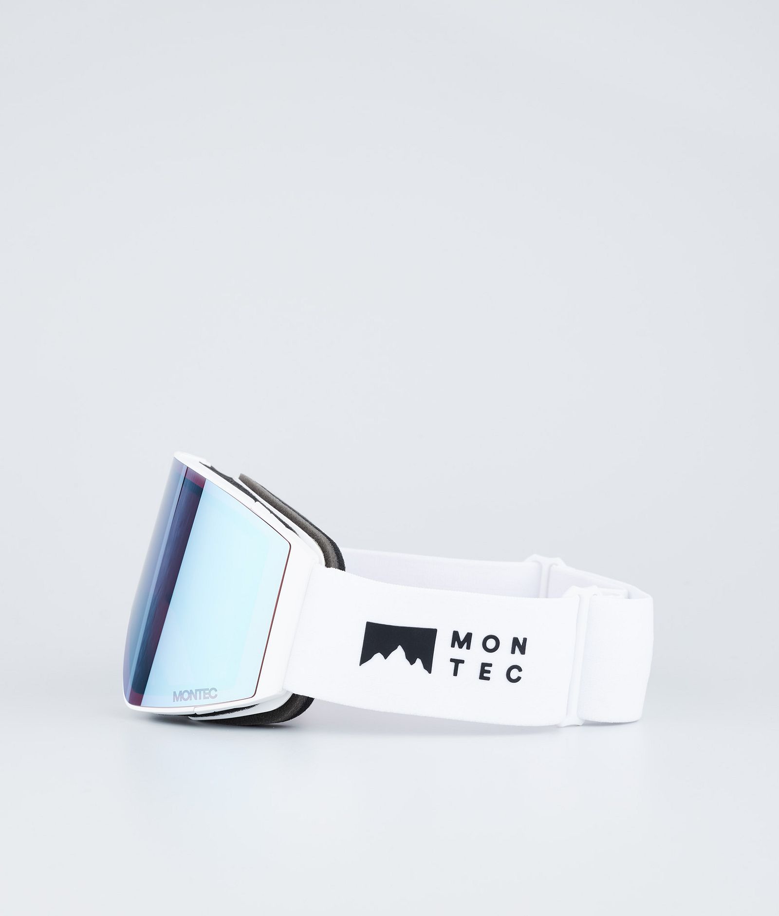 Montec Scope Skibril White W/White Moon Blue Mirror
