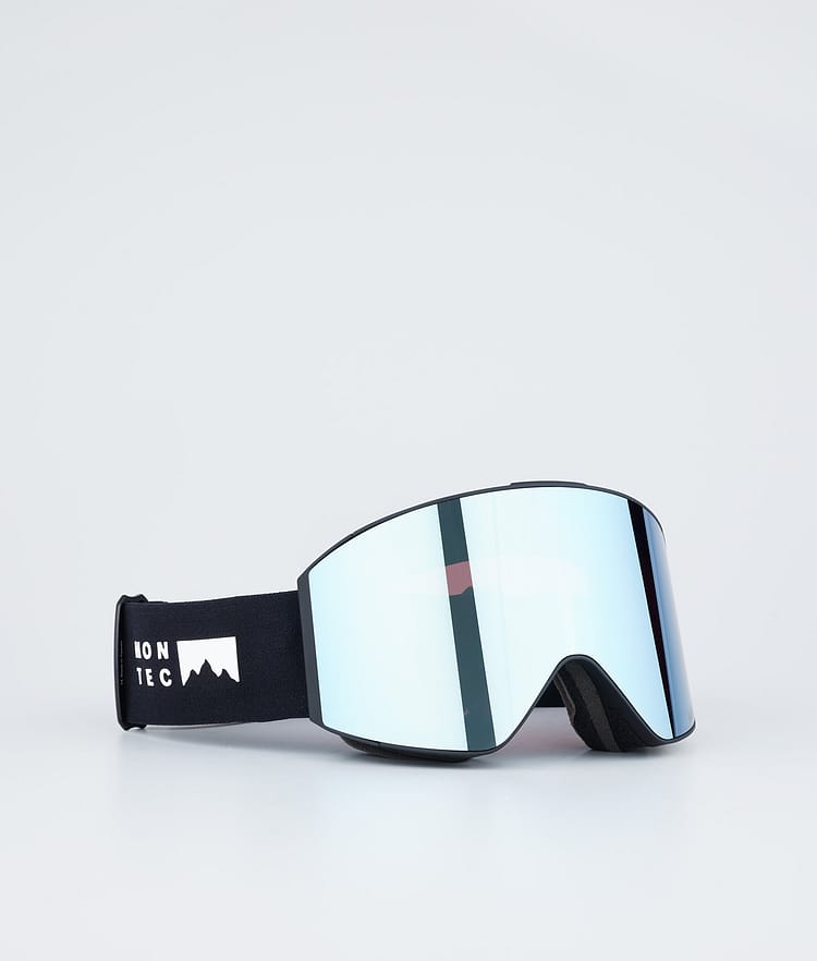 Montec Scope Skibril Black W/Black Moon Blue Mirror, Afbeelding 1 van 6