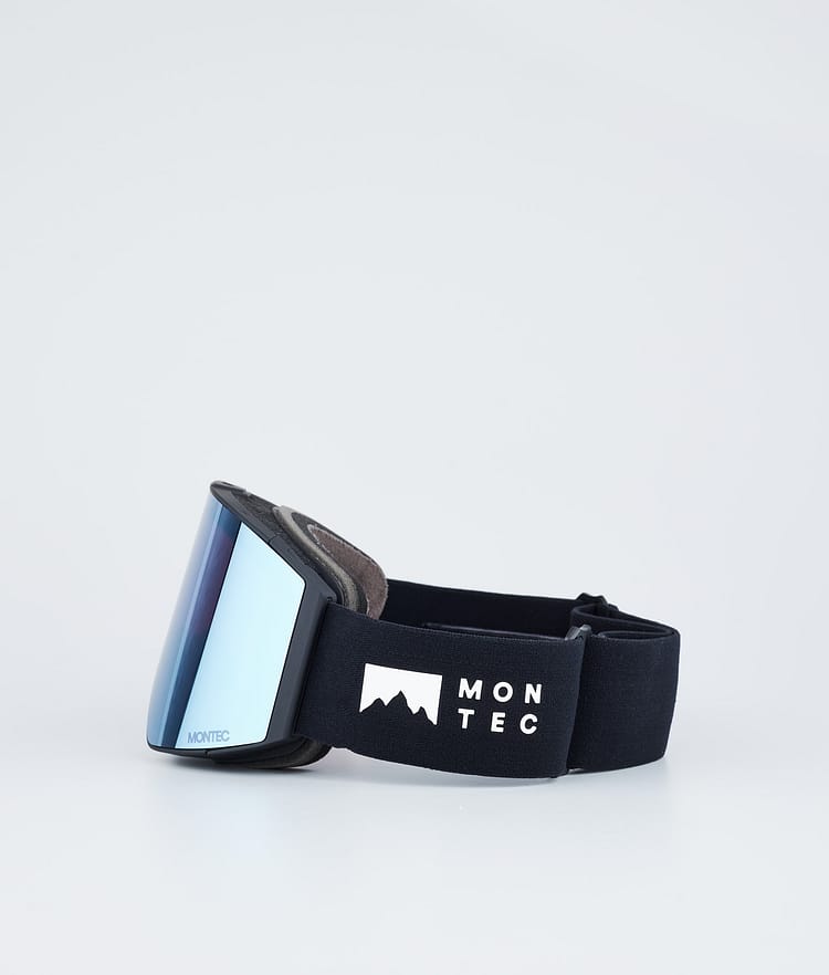 Montec Scope Skibril Black W/Black Moon Blue Mirror, Afbeelding 5 van 6