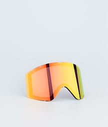 Montec Scope Goggle Lens Lente de Repuesto Snow Ruby Red