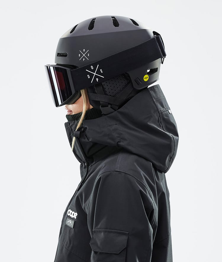 Dope Macon 2.0 MIPS Skihelm X-Up Matte Black w/ Black, Afbeelding 6 van 8