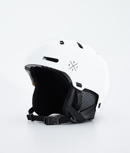 Dope Macon 2.0 MIPS Ski Helmet Matte White w/ Black