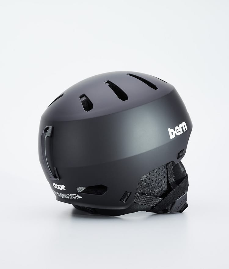 Dope Macon 2.0 Kask Narciarski Classic Matte Black w/ Black, Zdjęcie 3 z 8