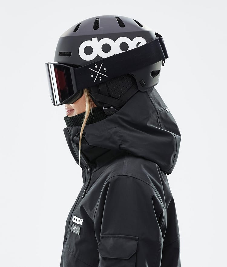Dope Macon 2.0 Ski Helmet Classic Matte Black w/ Black