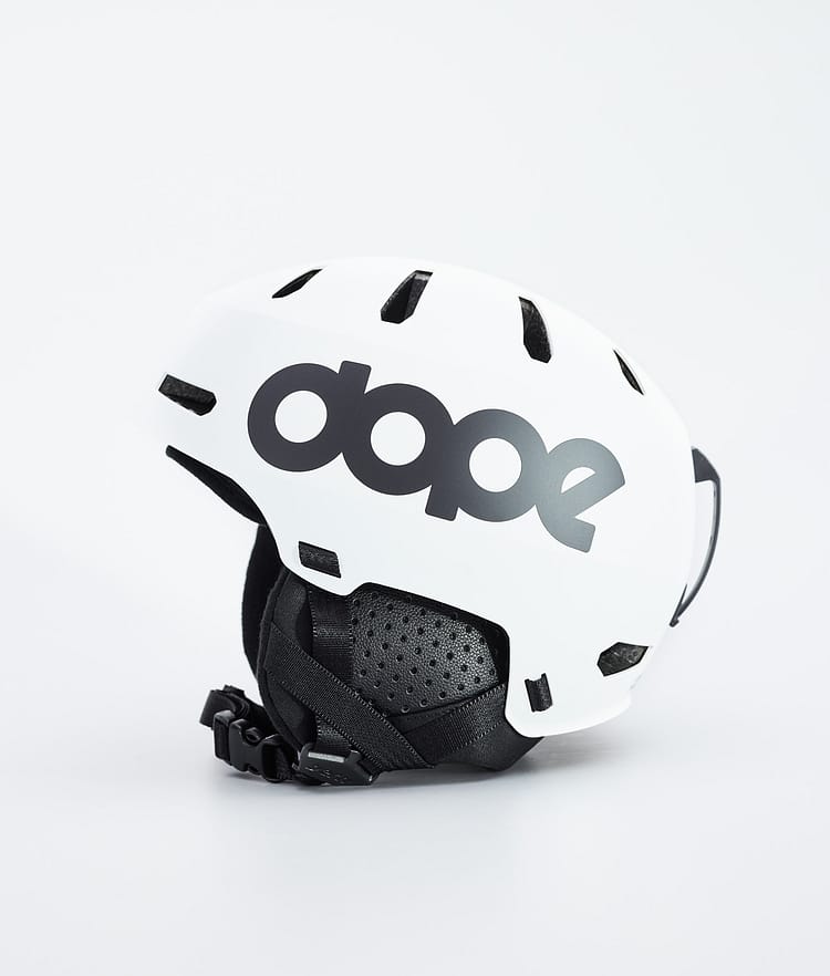 Dope Macon 2.0 Skihelm Classic Matte White w/ Black, Afbeelding 2 van 8