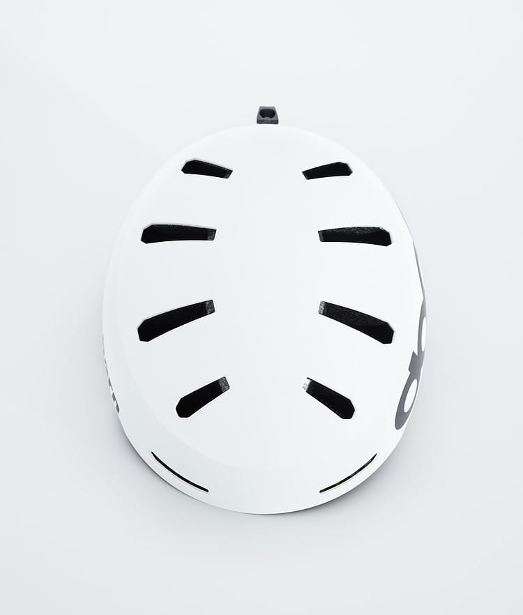 Dope Macon 2.0 Skihelm Classic Matte White w/ Black, Afbeelding 4 van 8