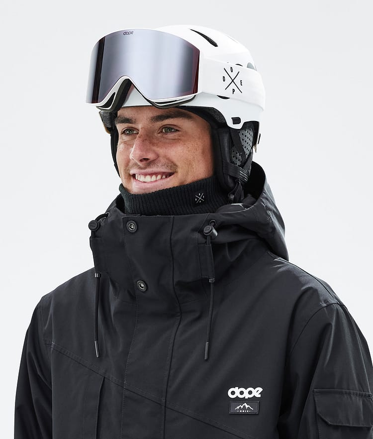 Dope Macon 2.0 Skihelm Classic Matte White w/ Black, Afbeelding 7 van 8