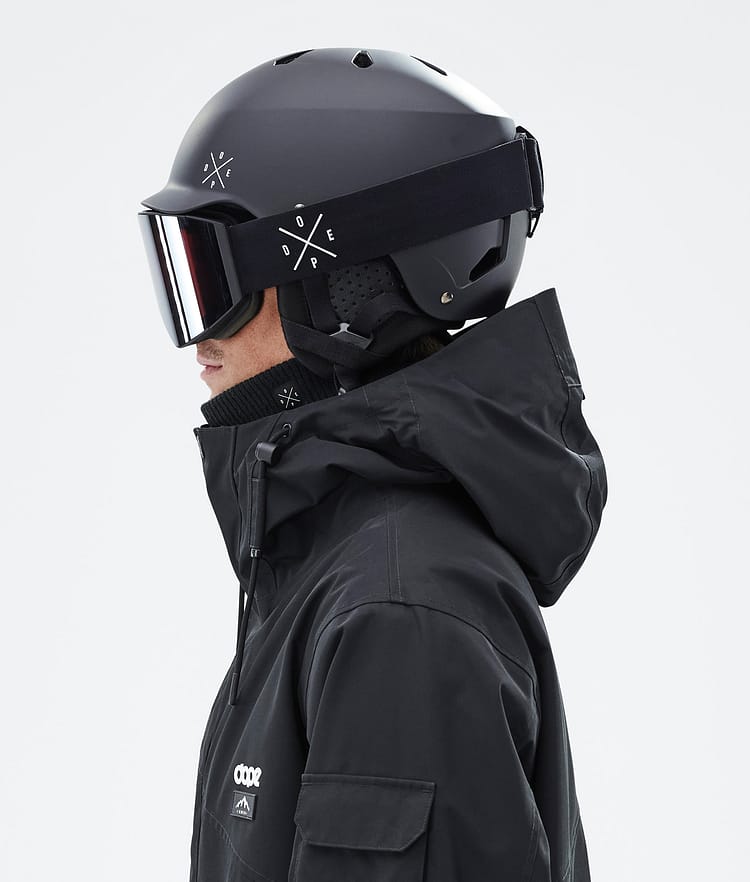 Dope Watts Classic Ski Helmet X-Up Matte Black