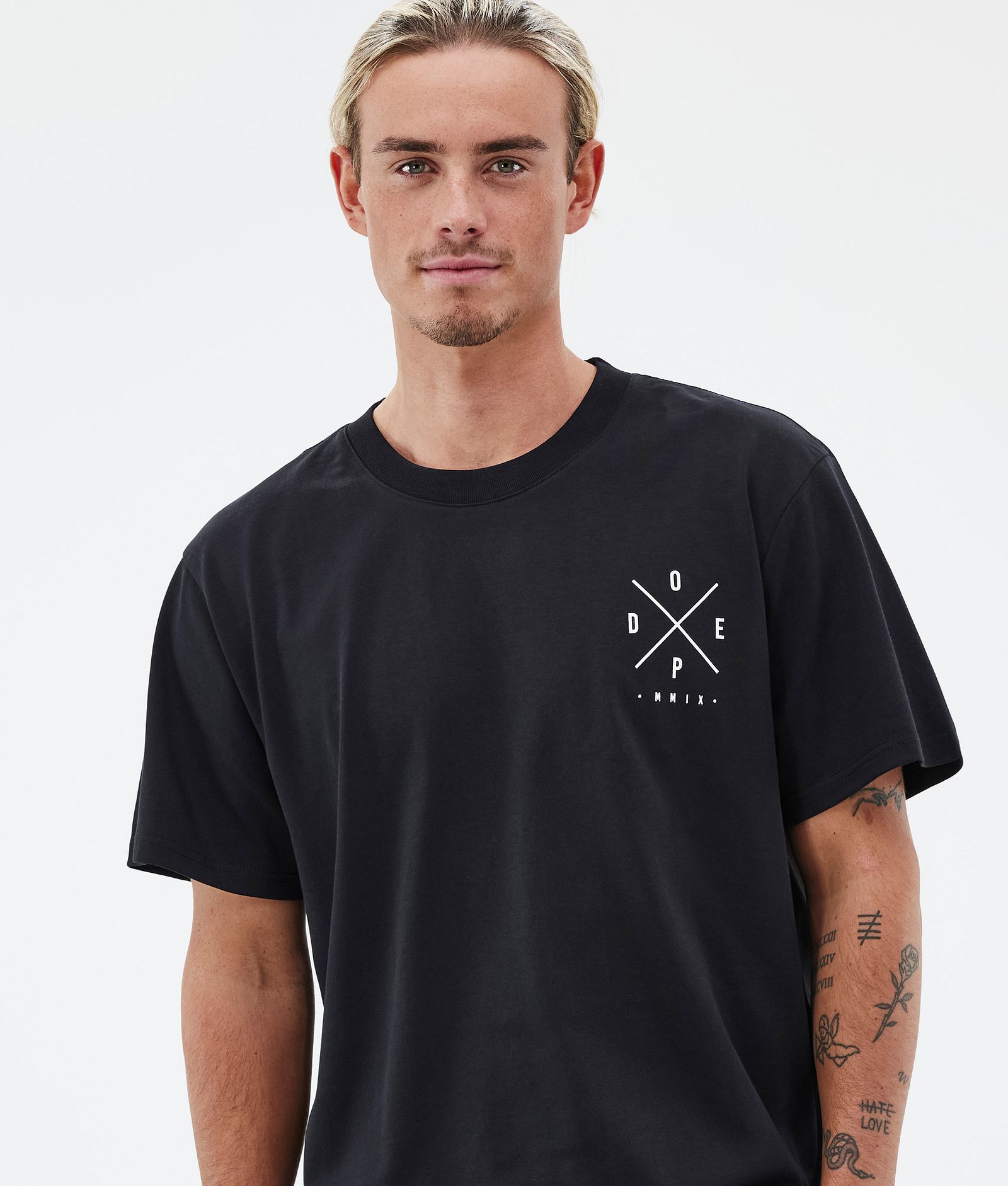 Dope Standard T-shirt Heren 2X-Up Black