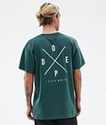Dope Standard T-shirt Heren 2X-Up Bottle Green, Afbeelding 1 van 5