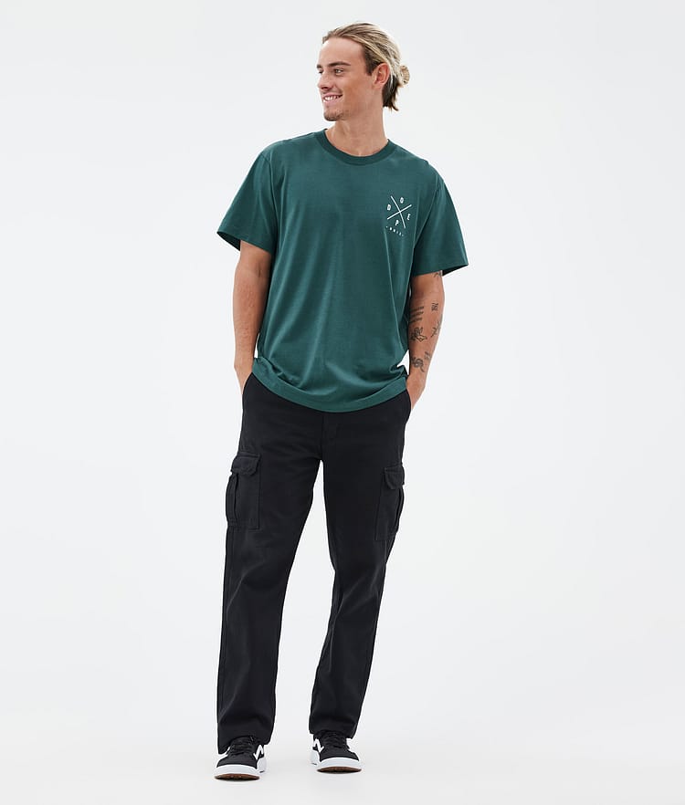 Dope Standard Camiseta Hombre 2X-Up Bottle Green